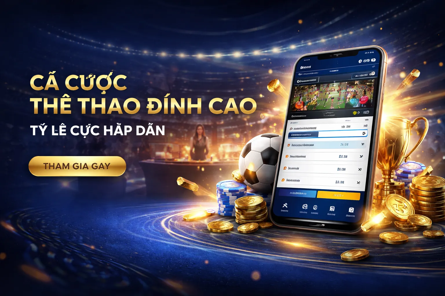 Trải nghiệm sòng bạc trực tuyến gacam67 bet