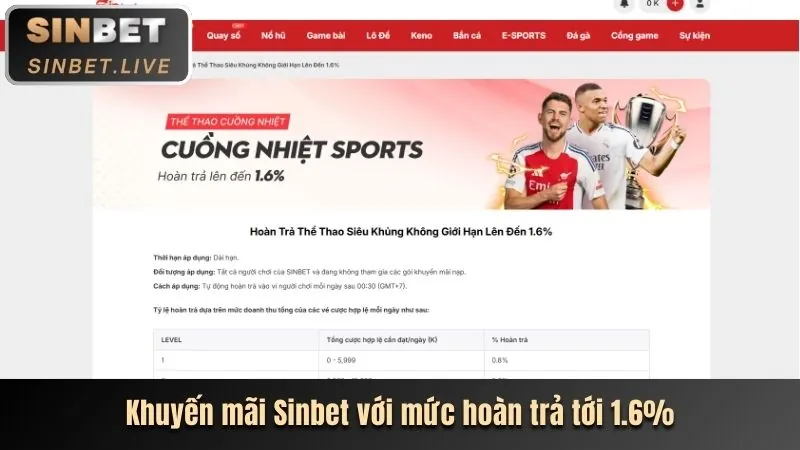 Giao diện cá cược thể thao gacam67 bet với các trận đấu bóng đá